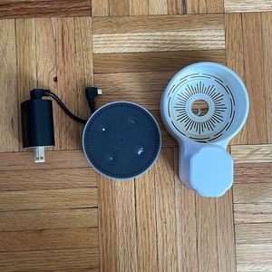 Amazon Echo Dot 2nd gen with wall mount and power cord